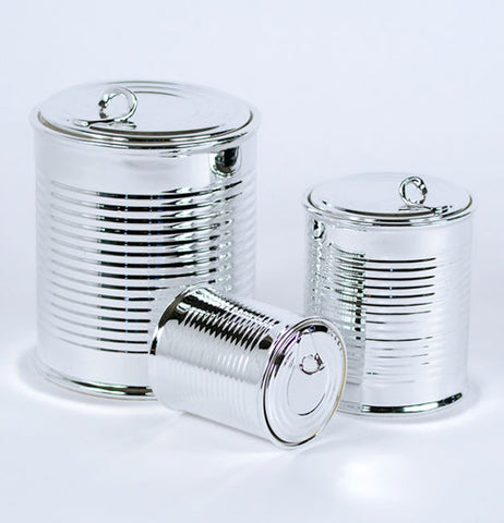Tin Can Ceramic Canister