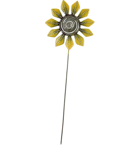 Golden Daisy Painted Garden Stake