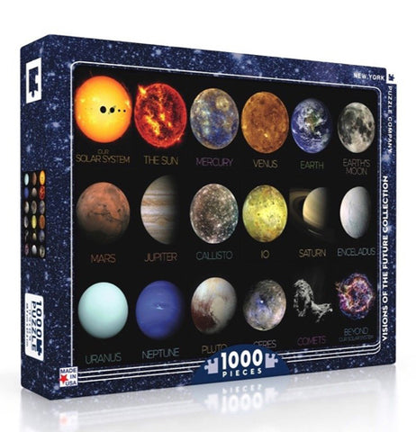 The Solar System Puzzle - 1000 Pieces