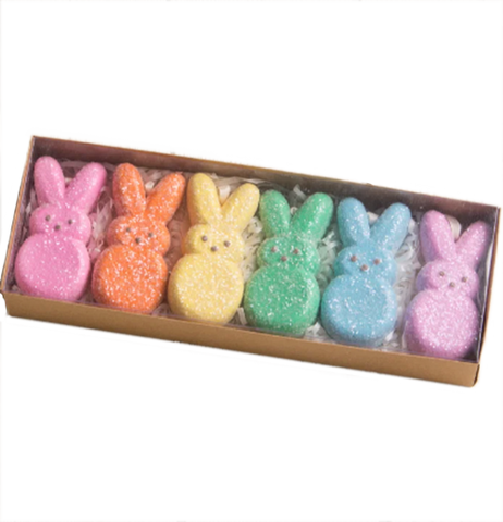 Peeps Bunny Ornaments, set of 6