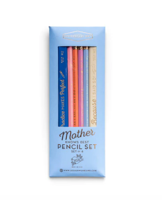 Pencil Set, "Mother Knows Best: