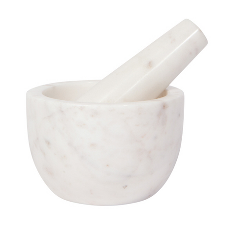 Mortar and Pestle "Marble White"