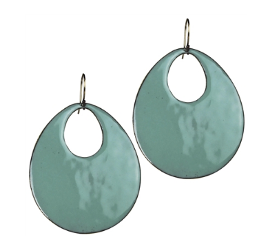 Donte Teardrop Earrings, "Aqua"