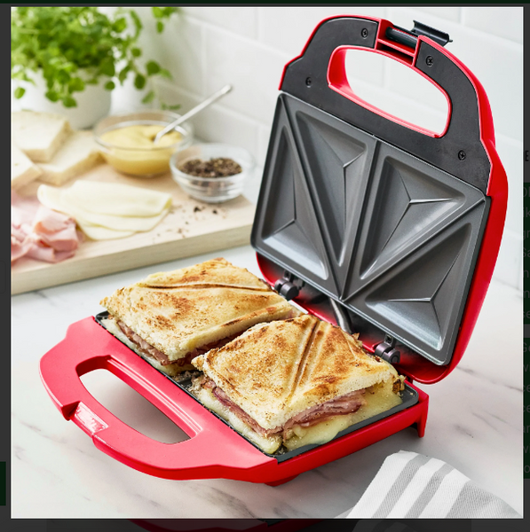 Sandwich Pro Electric Sandwich Maker "Red" Little Red Hen