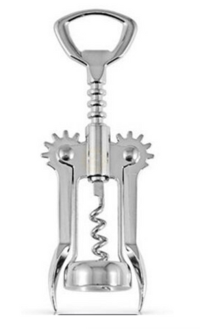 "Soar-Winged" Silver Corkscrew