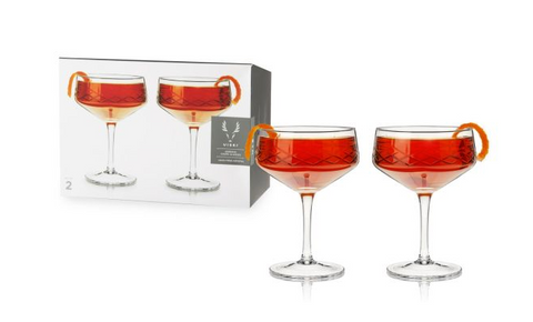 "Admiral" Coupe Glasses (Set of 2)