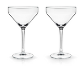 "Raye Angled Crystal" Martini Glasses (Set of 2)
