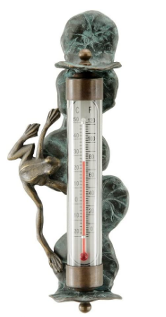 Frog Wall Tube Thermometer