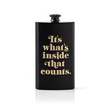 Pocket Flask “It’s What’s Inside That Counts”