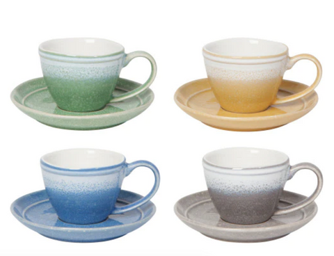 Mineral Espresso Cup and Saucer Set