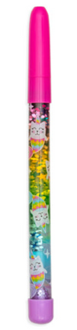 Rainbow Glitter Wand Pen