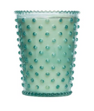 Hobnail Glass Candle