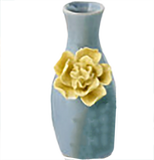Mini Bud Vase with Ceramic Flower
