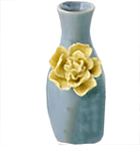 Mini Bud Vase with Ceramic Flower