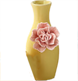 Mini Bud Vase with Ceramic Flower