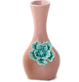 Mini Bud Vase with Ceramic Flower