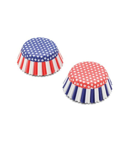 Stars And Stripes Baking Cups (Set Of 50)