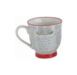 Stoneware Cup w/ Tea Bag Holder