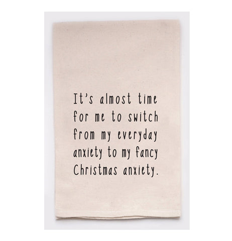 Tea Towel "Christmas Anxiety"