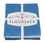 Tea Towel, Floursack "Moonlight, Blue, Indigo"