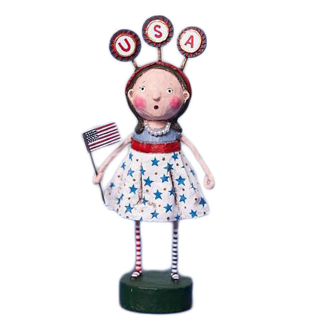 USA Girl Figurine