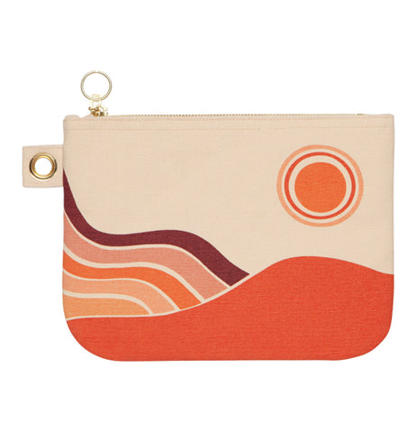 Zipper Pouch, Large "Solstice"