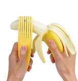 this banana slicer is slicing a banana