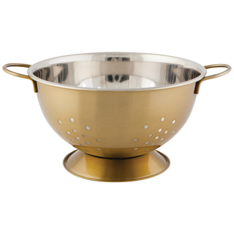 Large Colander, "Gold"
