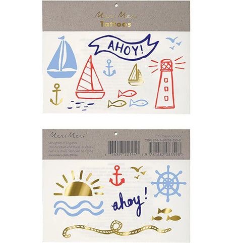 Nautical Temporary Tattoos