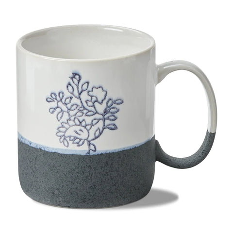 Vine Block Print Mug