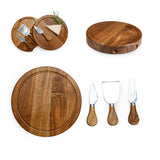 Acacia Cheese Board and Tools Set