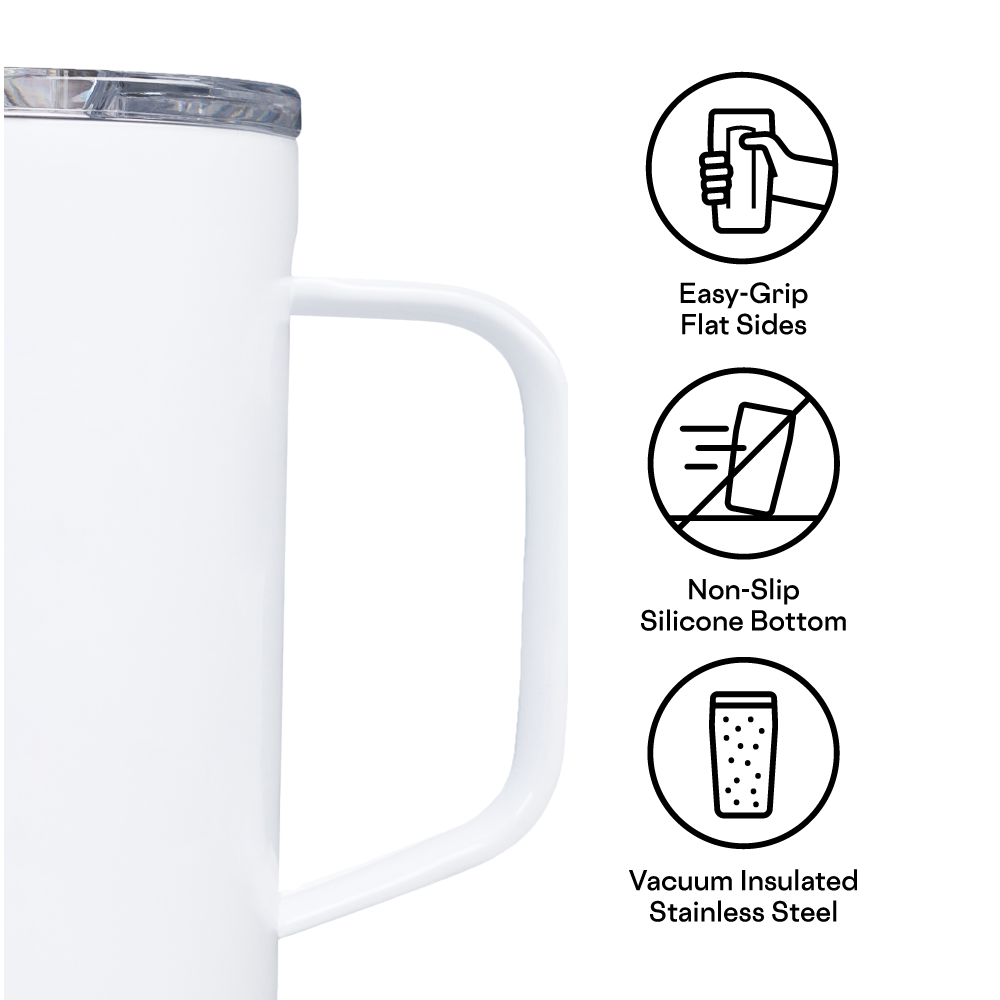 Travel Mug - 16oz Matte Black