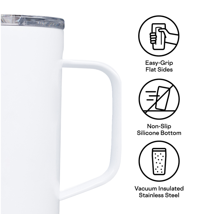 Travel Mug - 16oz Matte Black