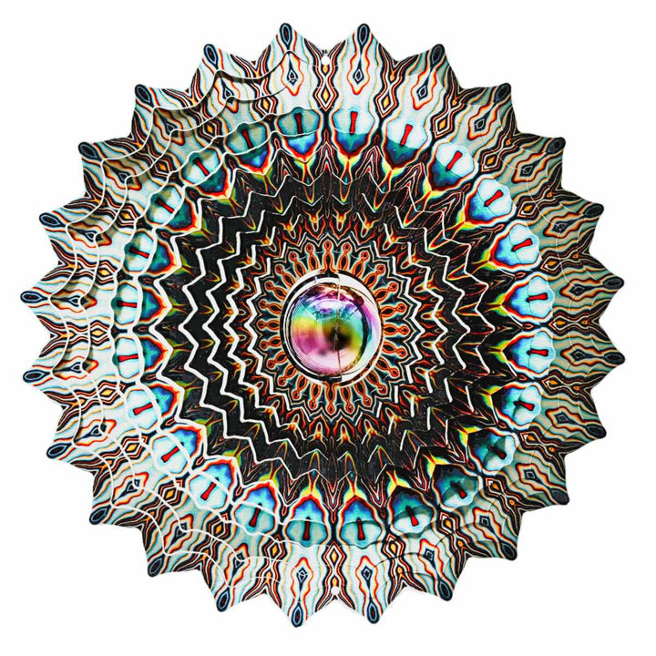 Gazing Mandala - Large Wind Spinner