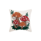 Shroomy Pom Pom Hook Pillow by Justina Blakeney