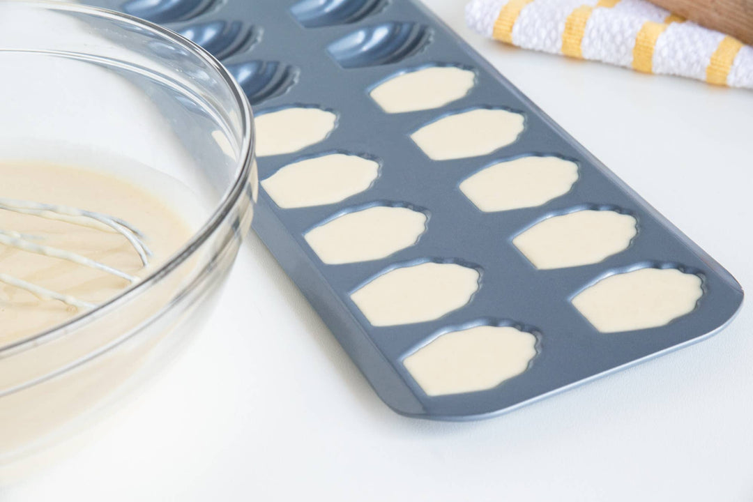 Fox Run Non-Stick Mini Madeleine Pan, 20-Cups, 4.75" x 15.5&