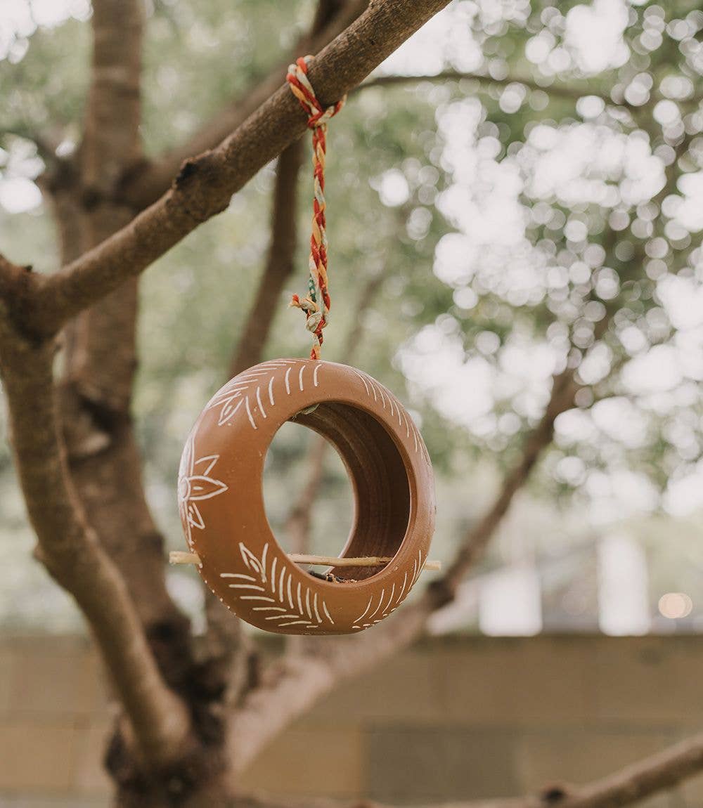 Vasanta Hanging Birdhouse - Terracotta
