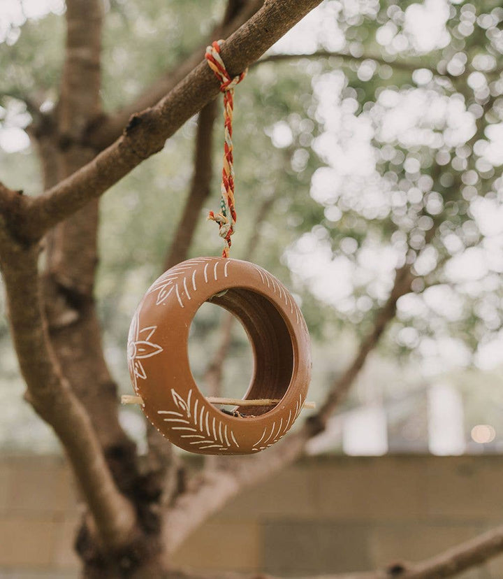 Vasanta Hanging Birdhouse - Terracotta