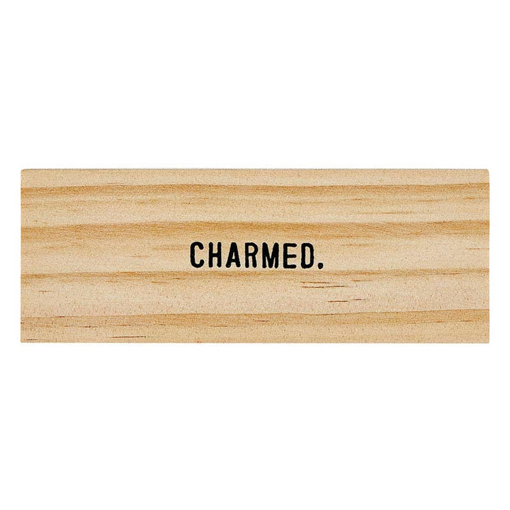 Wine Charms in Wood Box - Charmed - Set of 6