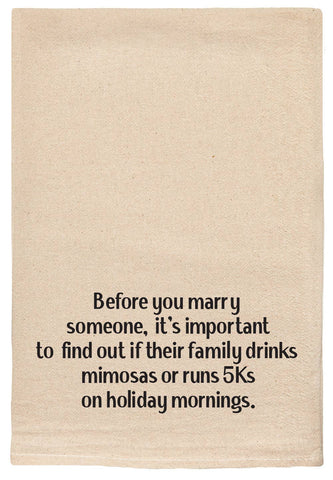 Before you marry someone | funny Kitchen Tea Towels