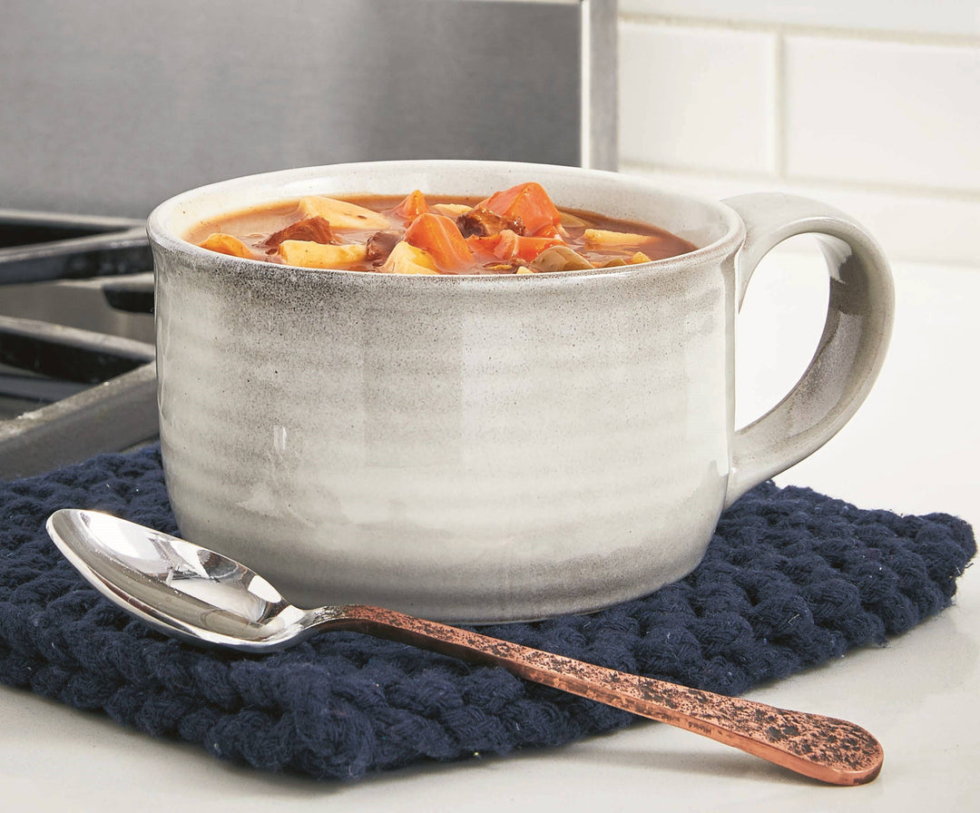 Crochet Trivet Chestnut Cotton Everyday