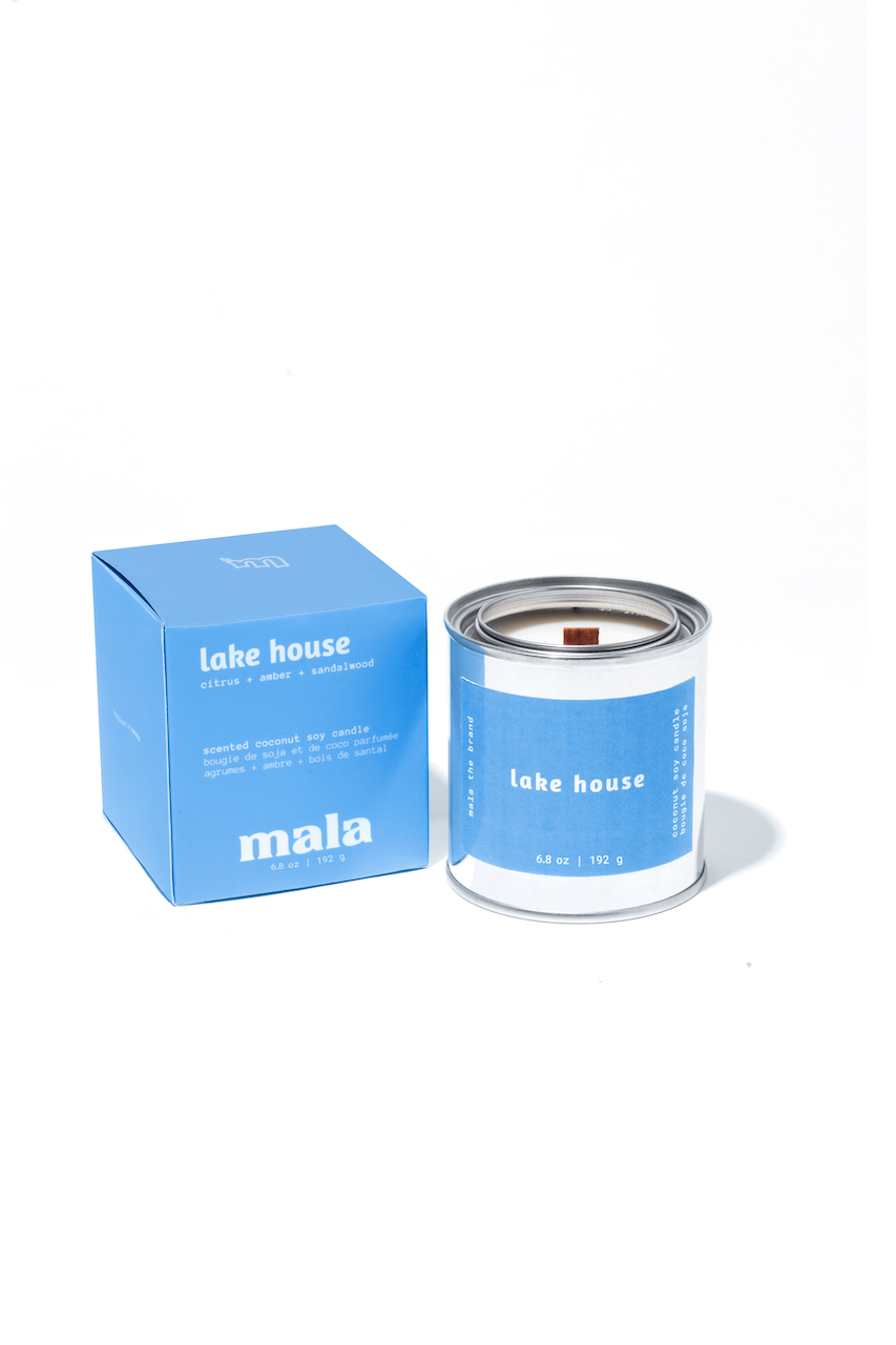 Lake House | Coconut-Soy Wax Candle : Mini Cotton Wick