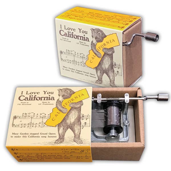 Music Box/Hurdy Gurdy "I Love You CA"
