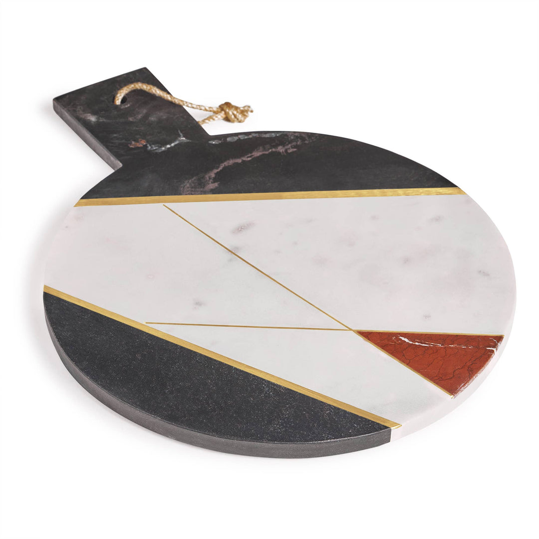 Sardinia Marble &amp; Gold Cheese Board, Large