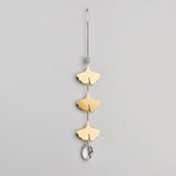 Suncatcher- Botanical Leaf/Amazonite
