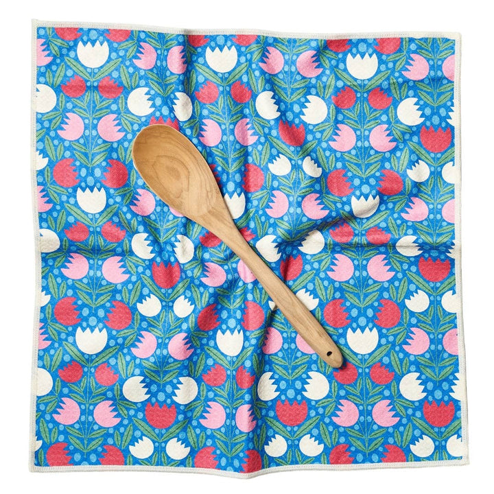 Double Duty (set of 2) reversible - RJW Spring Growth: Blue