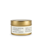 Astrological Storming (Sandalwood & Incense) Candle: 7.8 oz Glass Jar