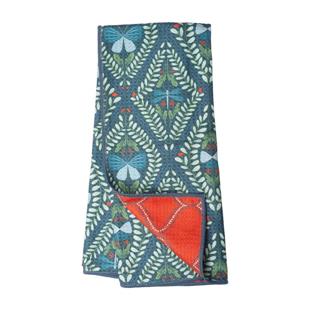 Anywhere Towel Reversible - RJW Iridescent: Dark Sea