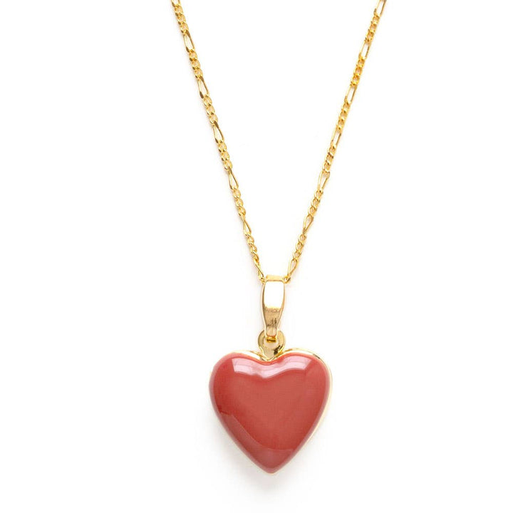 Large Heart Locket Necklace