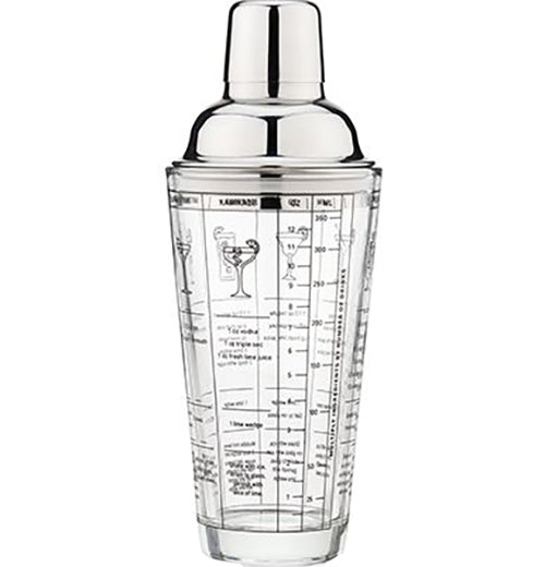 "Glass" Recipe Shaker